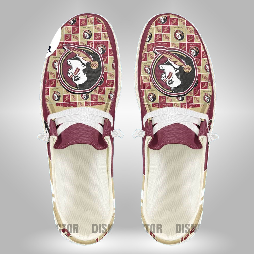 Custom Florida State Seminoles Name Hey Dude Shoes Sneakers V6