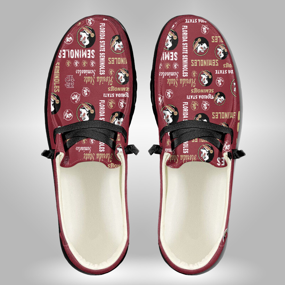 Custom Florida State Seminoles Name Hey Dude Shoes Sneakers V9