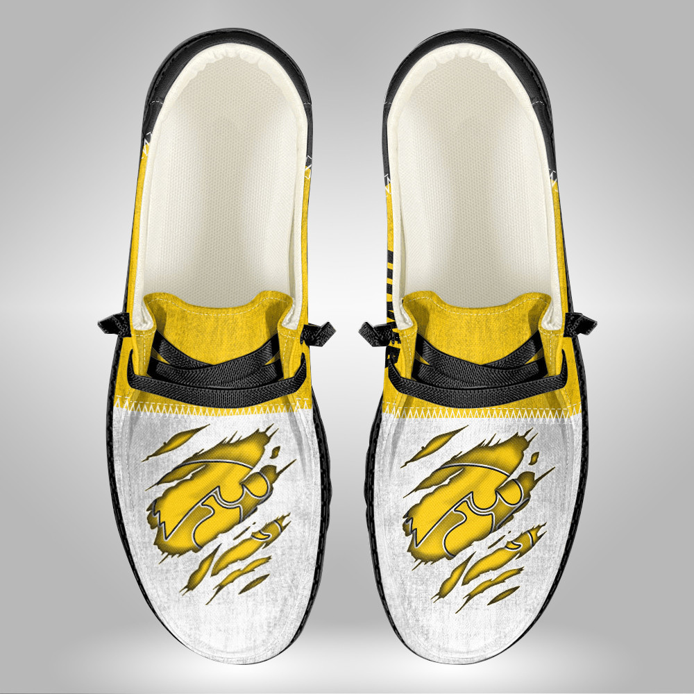 Custom Name West Virginia Mountaineers Hey Dude Shoes Sneakers V6