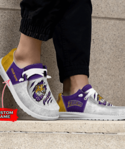 Custom Lsu Tigers Hey Dude Shoes – Personalized Name