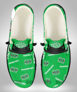 Custom Marshall Thundering Herd Name Hey Dude Shoes Sneakers V2