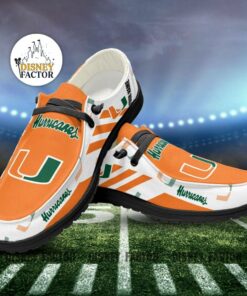 Custom Miami Hurricanes Hey Dude Shoes – Personalized With Your Name