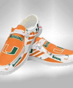 Custom Miami Hurricanes Hey Dude Shoes – Personalized With Your Name