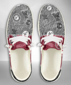 Custom Name Alabama Crimson Tide Sporty Elegance Hey Dude Shoes