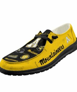 Custom Name Appalachian State Mountaineers Hey Dude Shoes For Fans