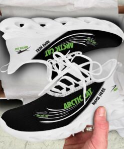 Custom Name Arctic Cat Flying Brand Logo Mix Colors Max Soul Shoes