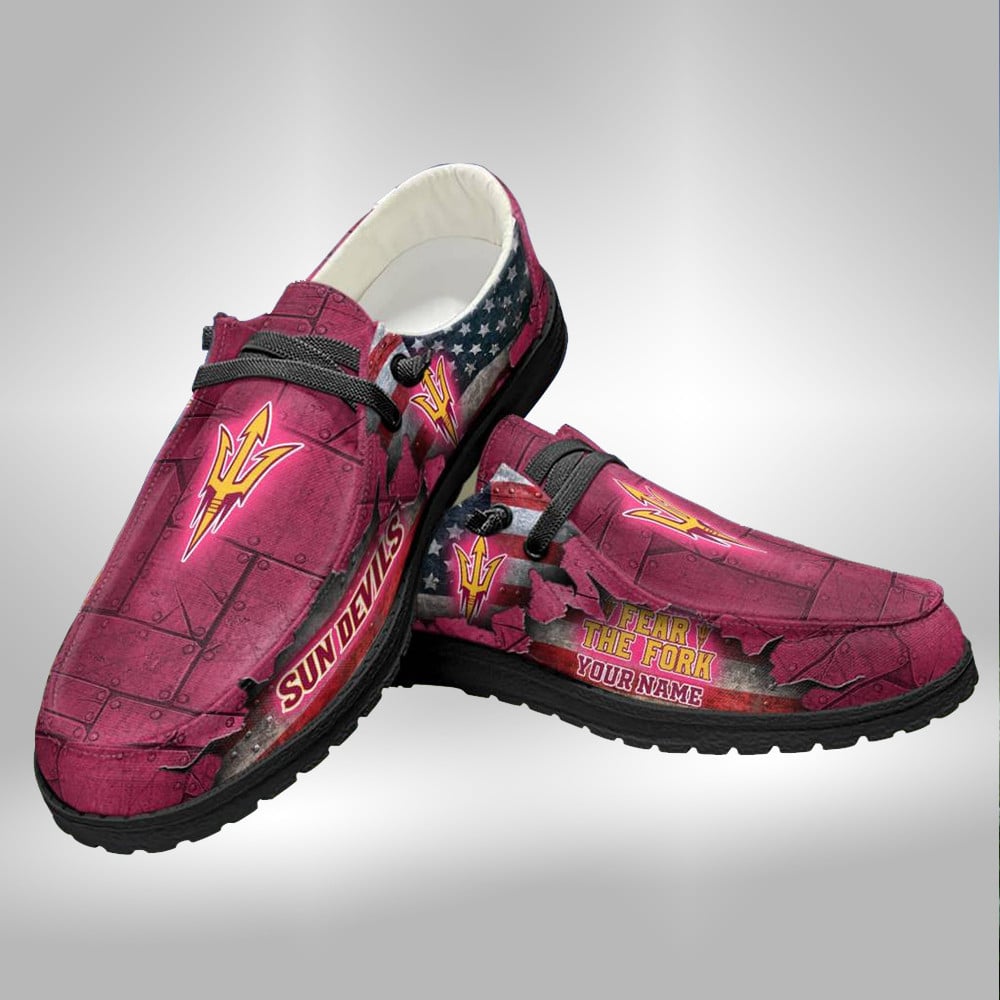 Custom Name East Carolina Pirates Hey Dude Shoes Sneakers