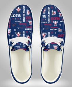 Custom Name Arizona Wildcats Hey Dude Shoes Sneakers V2