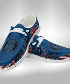 Custom Name Arizona Wildcats Hey Dude Shoes Sneakers V4