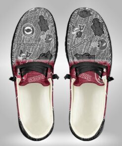 Custom Name Arkansas Razorbacks Sporty Elegance Hey Dude Shoes