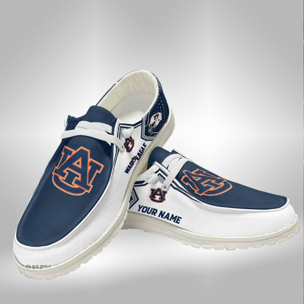 Custom Boise State Broncos Name Hey Dude Shoes Sneakers