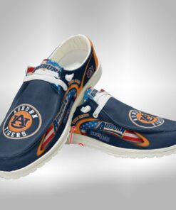 Custom Name Auburn Tigers Hey Dude Shoes Sneakers V4