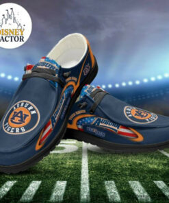 Custom Name Auburn Tigers Hey Dude Shoes Sneakers V4