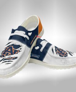 Custom Name Auburn Tigers Hey Dude Shoes Sneakers V7