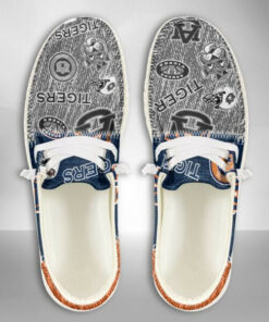 Custom Name Auburn Tigers Sporty Elegance Hey Dude Shoes