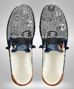 Custom Name Auburn Tigers Sporty Elegance Hey Dude Shoes