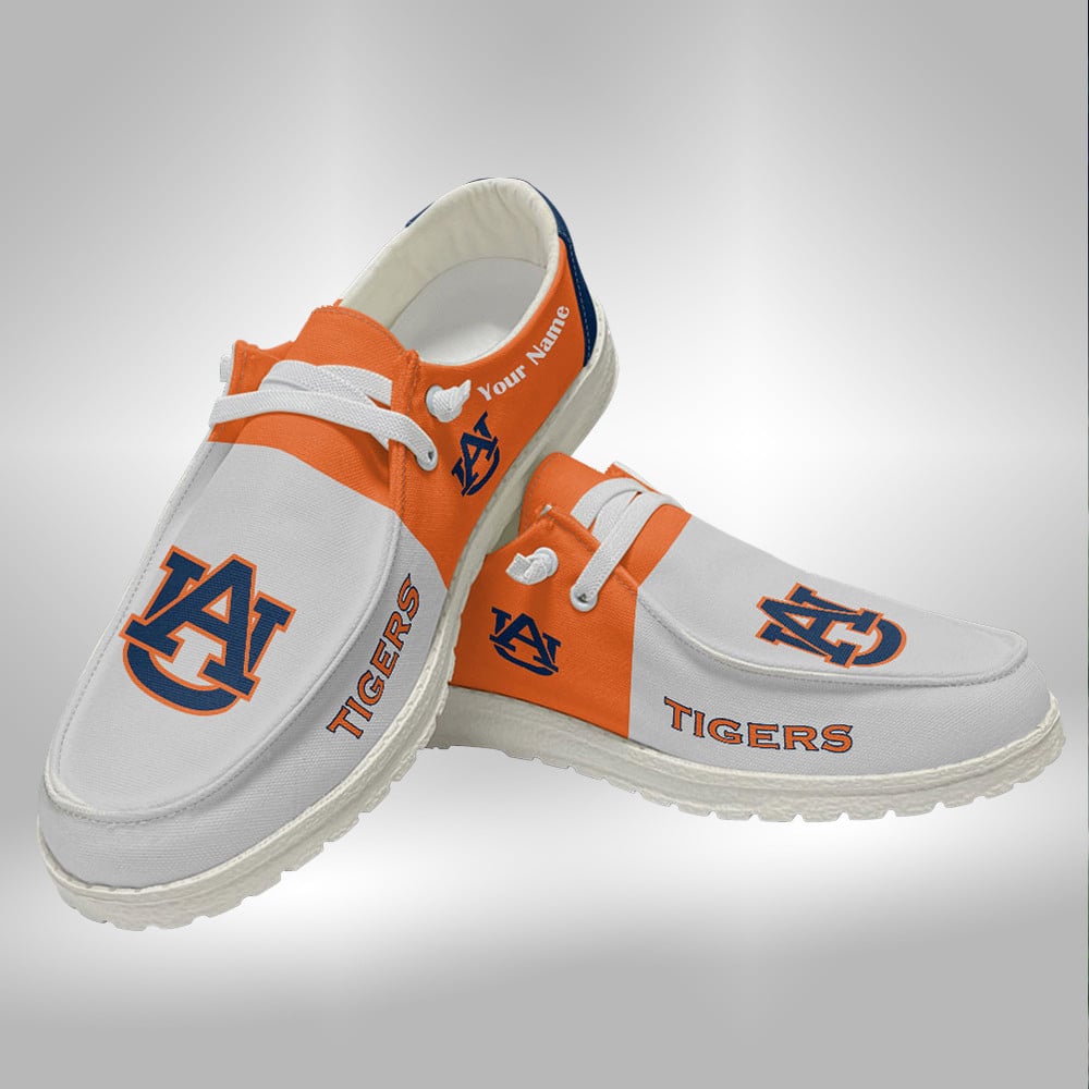 Customized Auburn Tigers Hey Dude Shoes