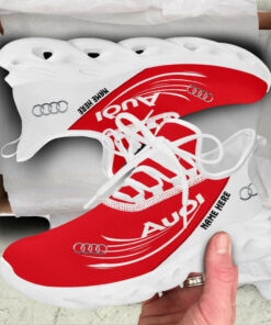 Custom Name Audi Flying Brand Logo Mix Colors Max Soul Shoes