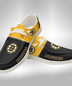 Custom Name Boston Bruins Hey Dude Shoes