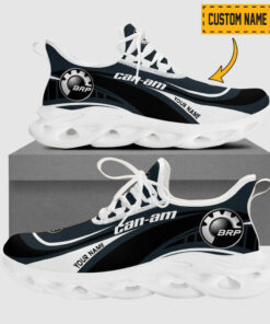 Custom Name Brp Can Am Wave Line Logo Design Clunky Sneakers