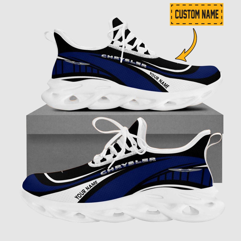 Citroen Wave Line Logo Design Clunky Sneakers | Custom Name