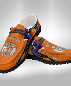 Custom Name Clemson Tigers Hey Dude Shoes – Personalized Sneakers