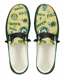 Custom Name Colorado State Rams Hey Dude Shoes For Fans