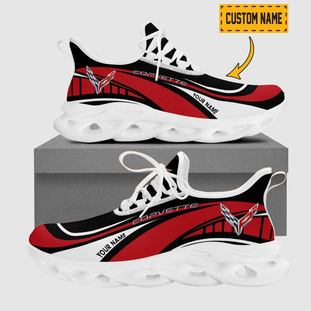 Custom Name Bobcat Wave Line Logo Design Clunky Sneakers