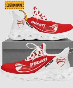 Custom Name Ducati Flying Brand Logo Mix Colors Max Soul Shoes