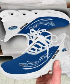 Custom Name Ford Flying Brand Logo Mix Colors Max Soul Shoes