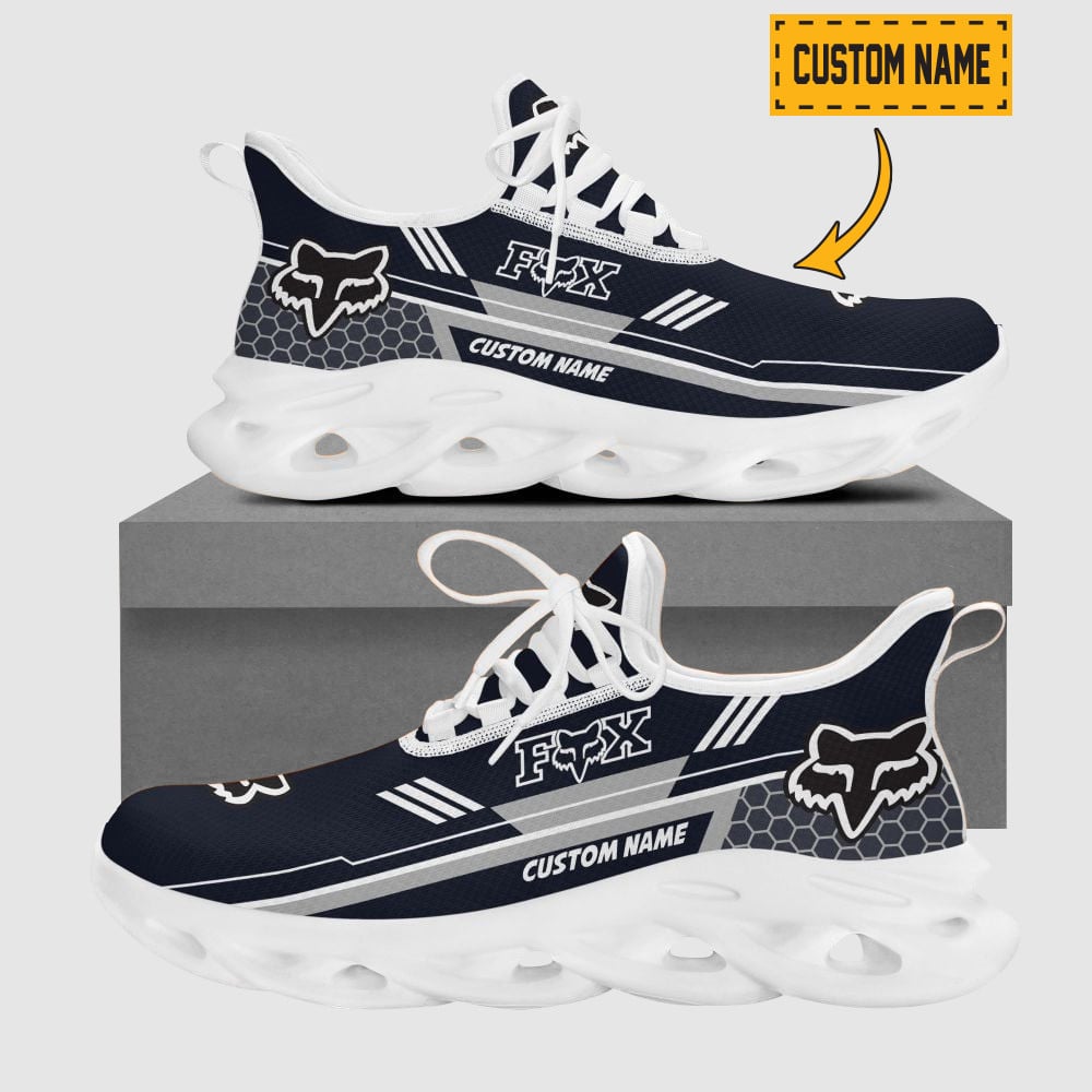 Custom Name Dacia Logo And Hexagon Pattern Design Max Soul Shoes