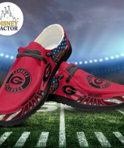 Custom Name Georgia Bulldogs Hey Dude Shoes Sneakers V10