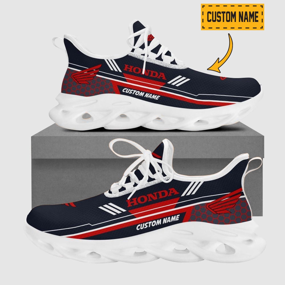 Custom Name Pontiac Wave Line Logo Design Max Soul Shoes  V2