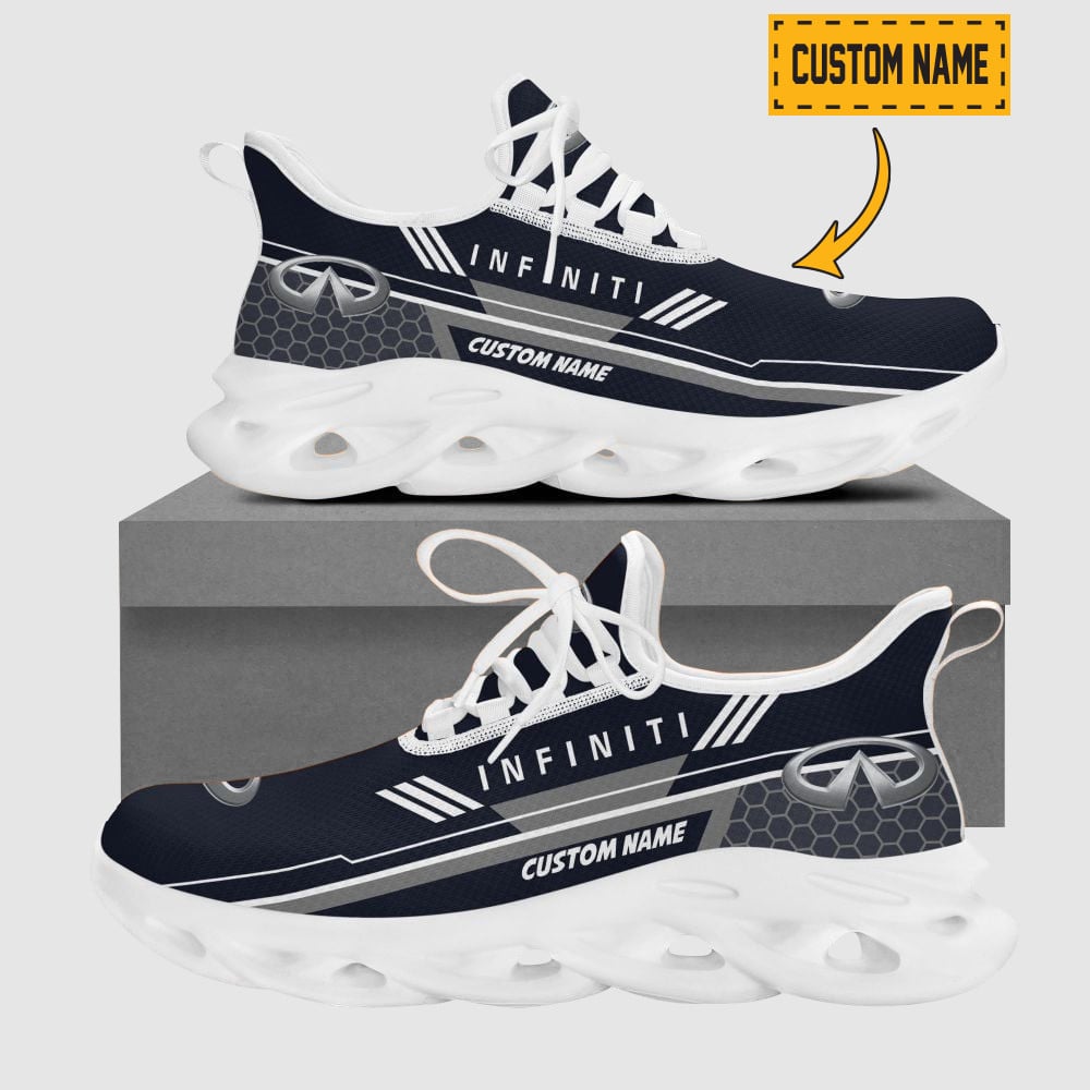 Custom Name Ford Mustang Wave Line Logo Design Max Soul Shoes  V2