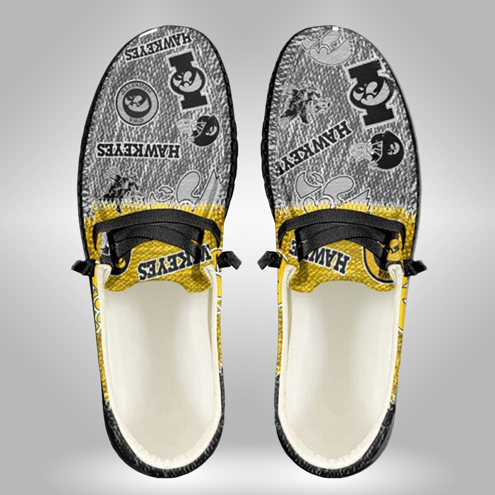 Custom Name Pittsburgh Panthers Cross Lines Pattern Hey Dude Shoes