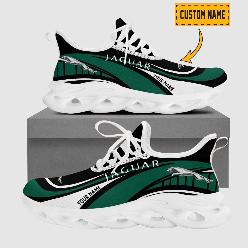 Custom Name Mercedes Amg Wave Line Logo Design Clunky Sneakers