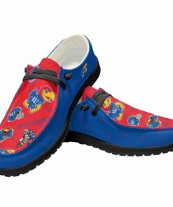 Custom Name Kansas Jayhawks Hey Dude Shoes For Fans