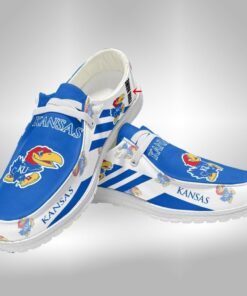 Custom Name Kansas Jayhawks Hey Dude Shoes Sneakers