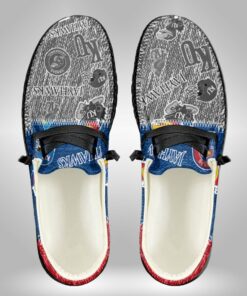 Custom Name Kansas Jayhawks Sporty Elegance Hey Dude Shoes