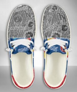 Custom Name Kansas Jayhawks Sporty Elegance Hey Dude Shoes