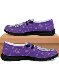 Custom Name Kansas State Wildcats Hey Dude Shoes For Fans