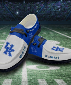 Custom Name Kentucky Wildcats Hey Dude Shoes Sneakers V2