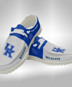 Custom Name Kentucky Wildcats Hey Dude Shoes Sneakers V2