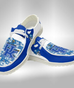 Custom Name Kentucky Wildcats Hey Dude Shoes Sneakers V4