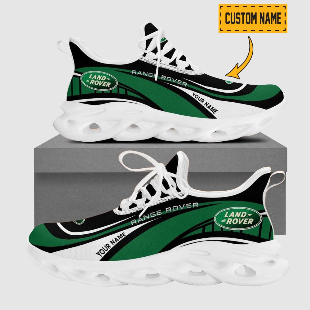 Custom Name Mg Car Wave Line Logo Design Clunky Sneakers