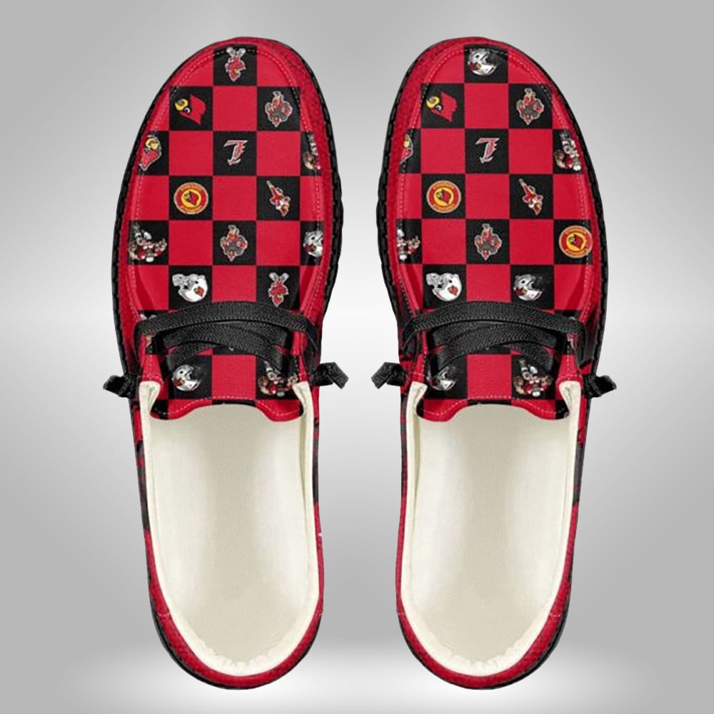 Nebraska Cornhuskers Mascot Logo Custom Name Hey Dude Shoes