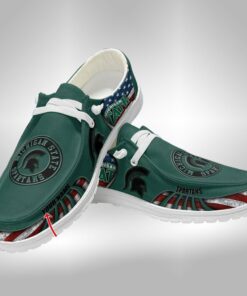 Custom Name Michigan State Spartans Hey Dude Shoes Sneakers V2