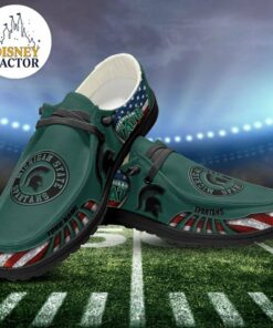 Custom Name Michigan State Spartans Hey Dude Shoes Sneakers V2