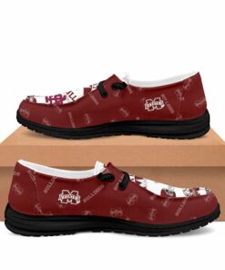 Custom Name Mississippi State Bulldogs Hey Dude Shoes For Fans