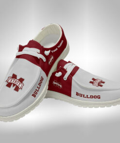 Custom Name Mississippi State Bulldogs Hey Dude Shoes Sneakers V5